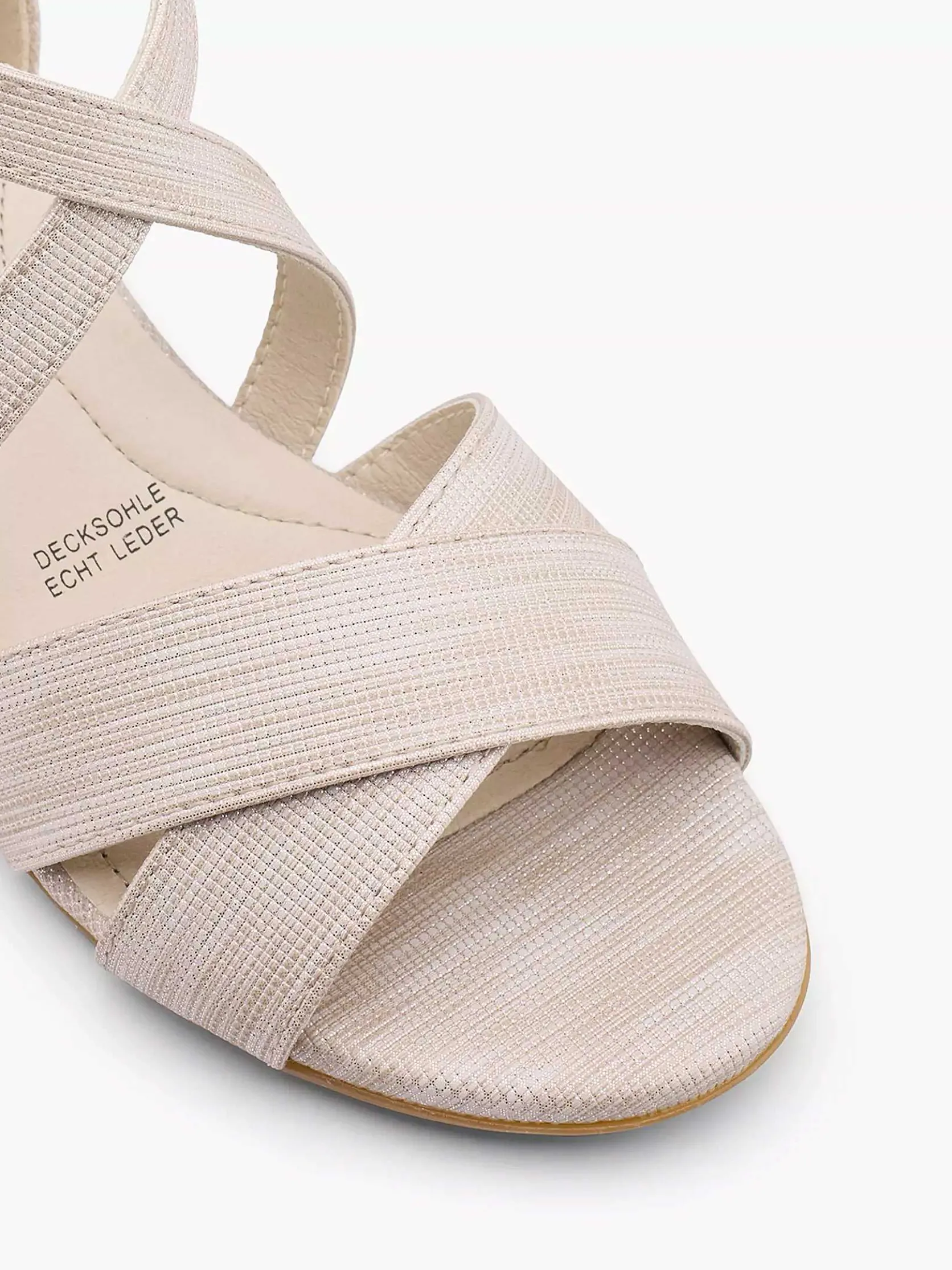 Beige Comfort Sandaal