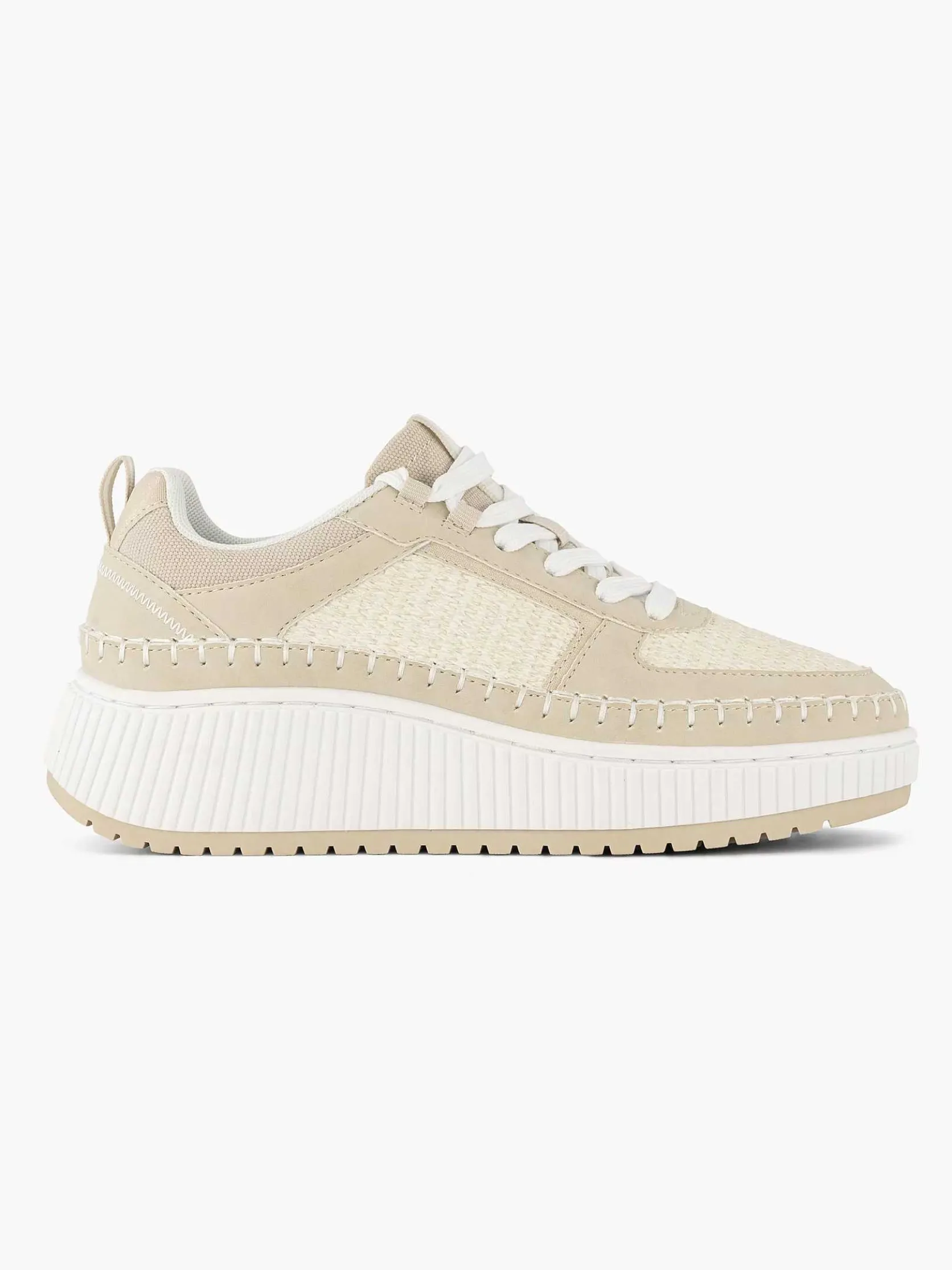 Beige Platform Sneaker