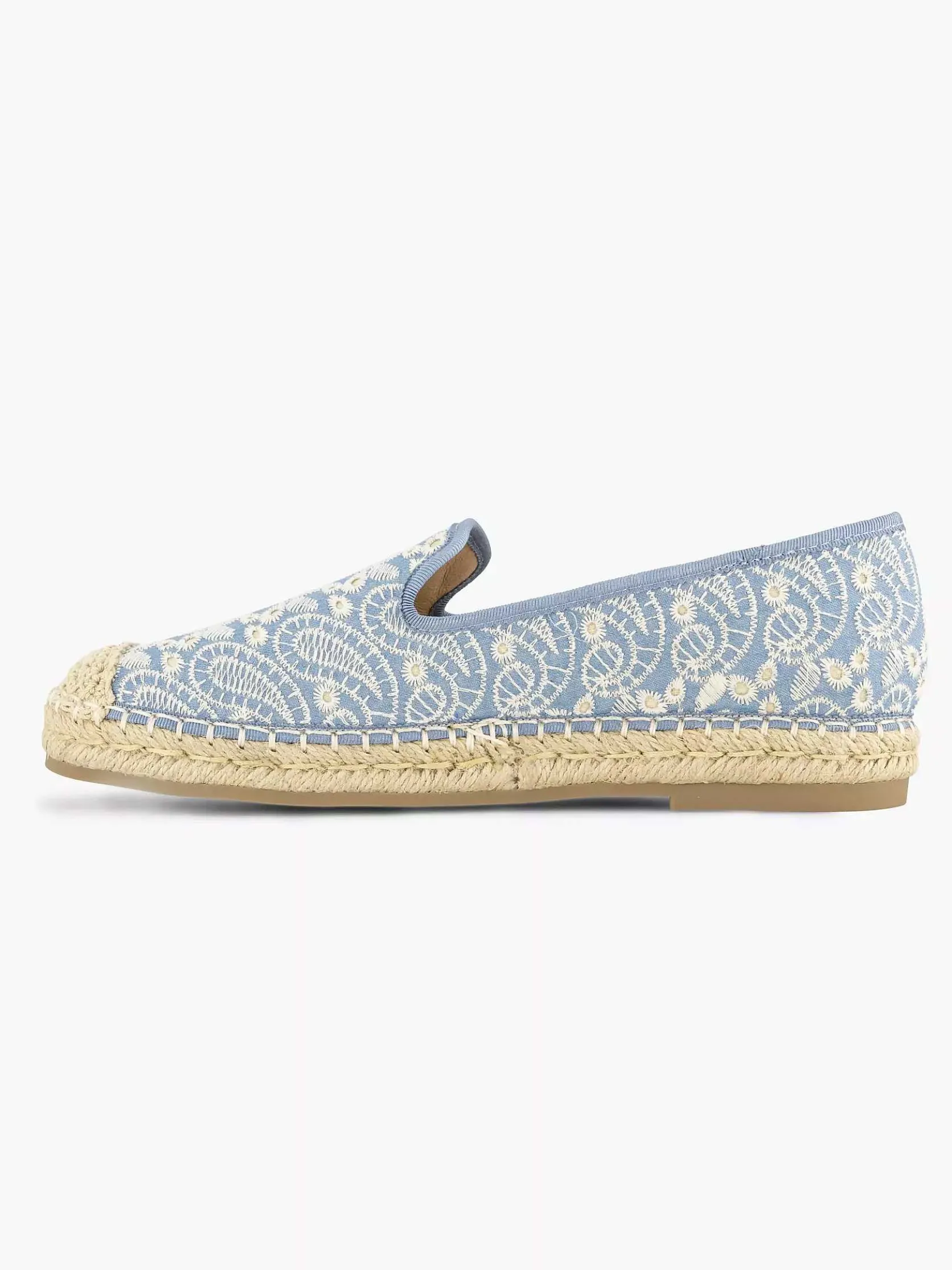 Blauwe Espadrille