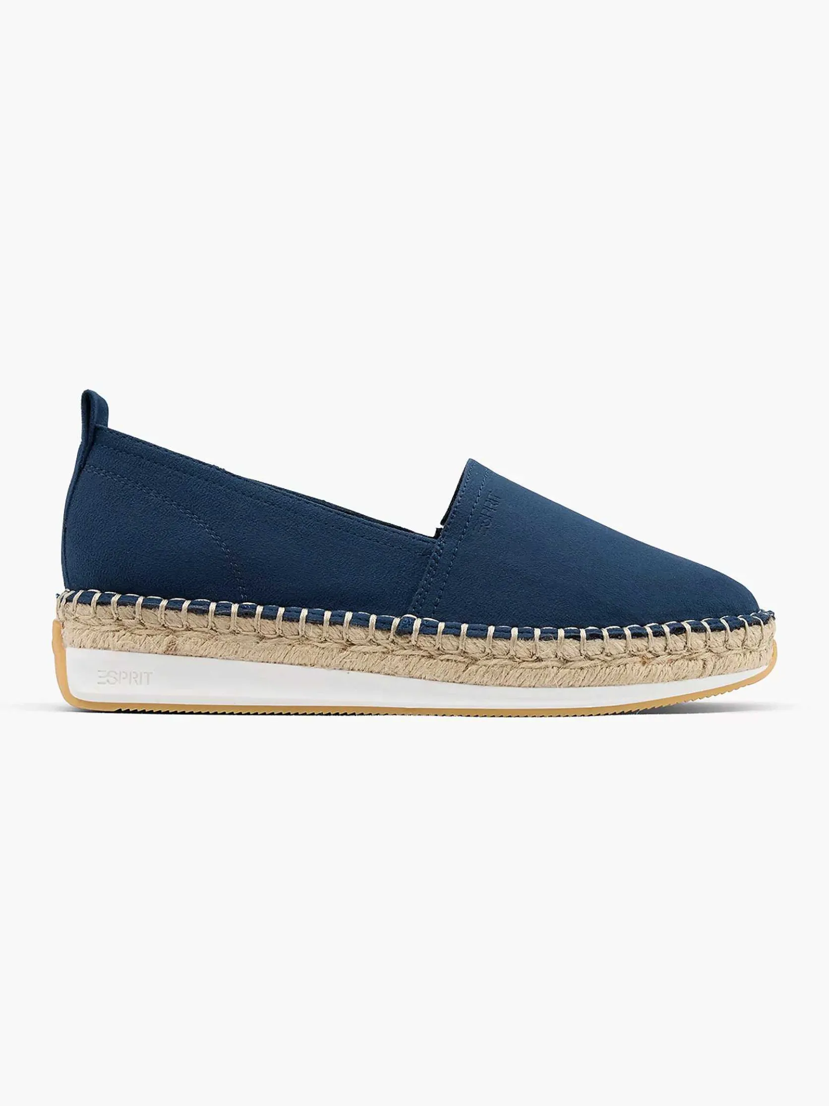 Blauwe Platform Espadrille