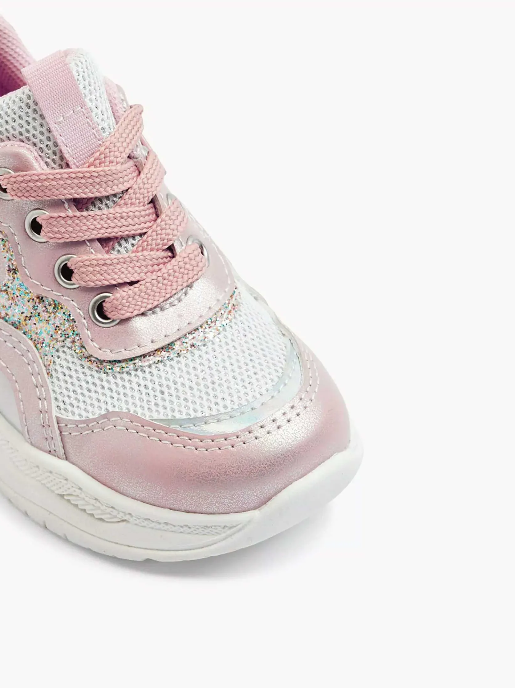 Lichtroze Sneaker Glitters