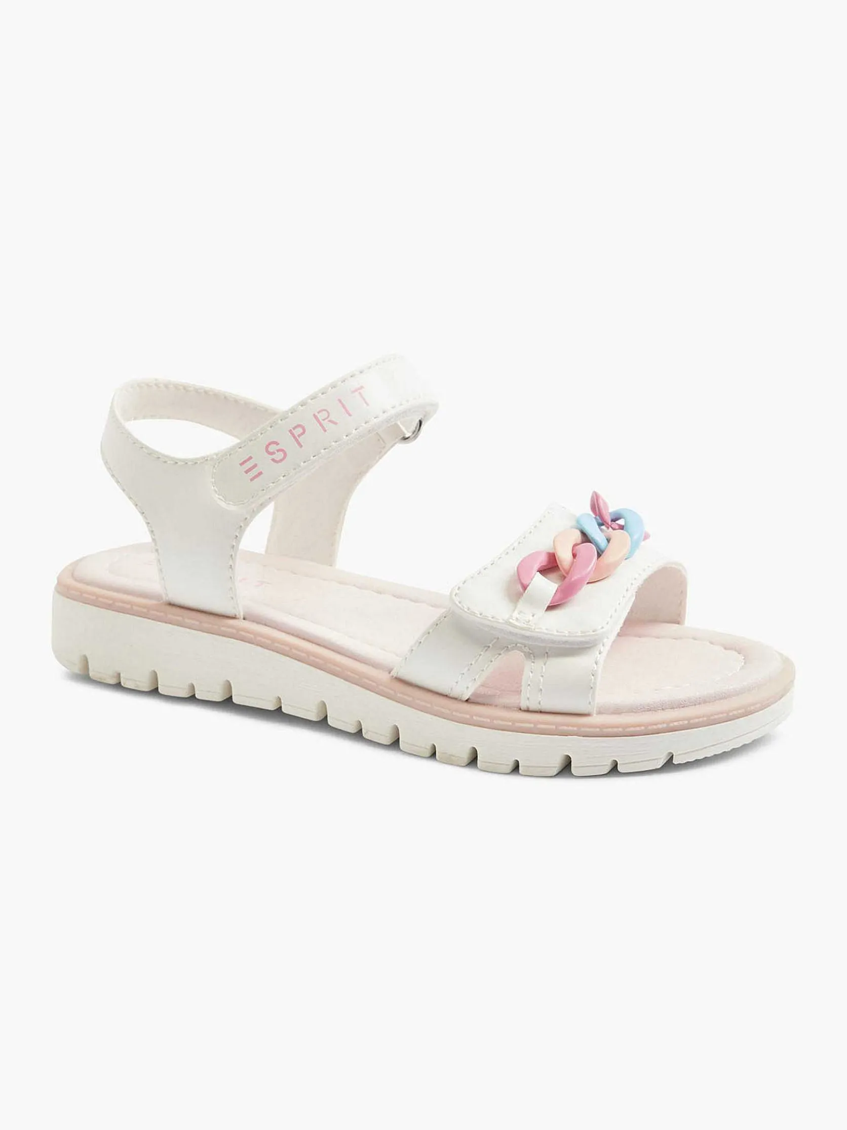 Witte Chunky Sandaal Sierketting