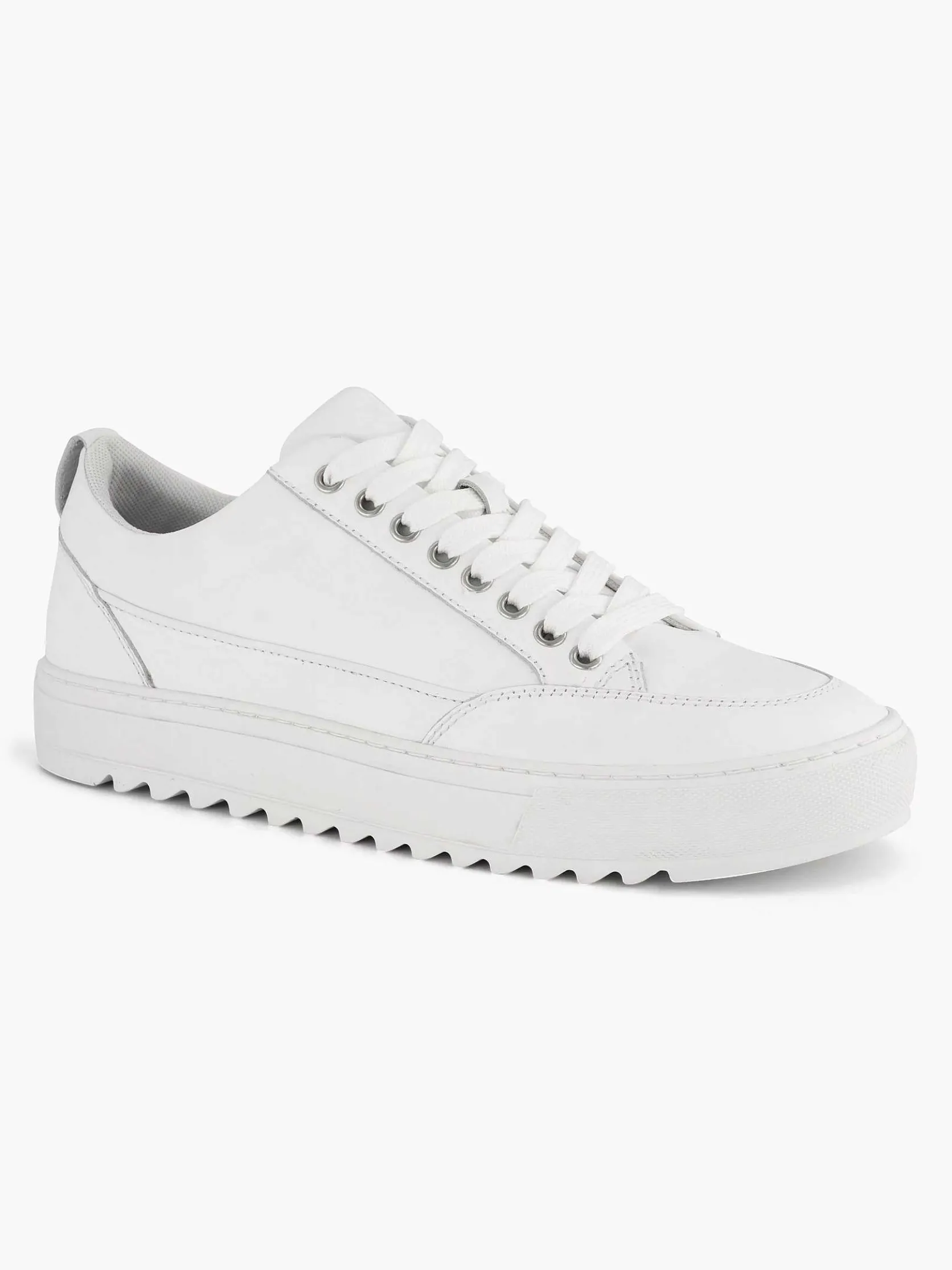 Witte Leren Sneaker