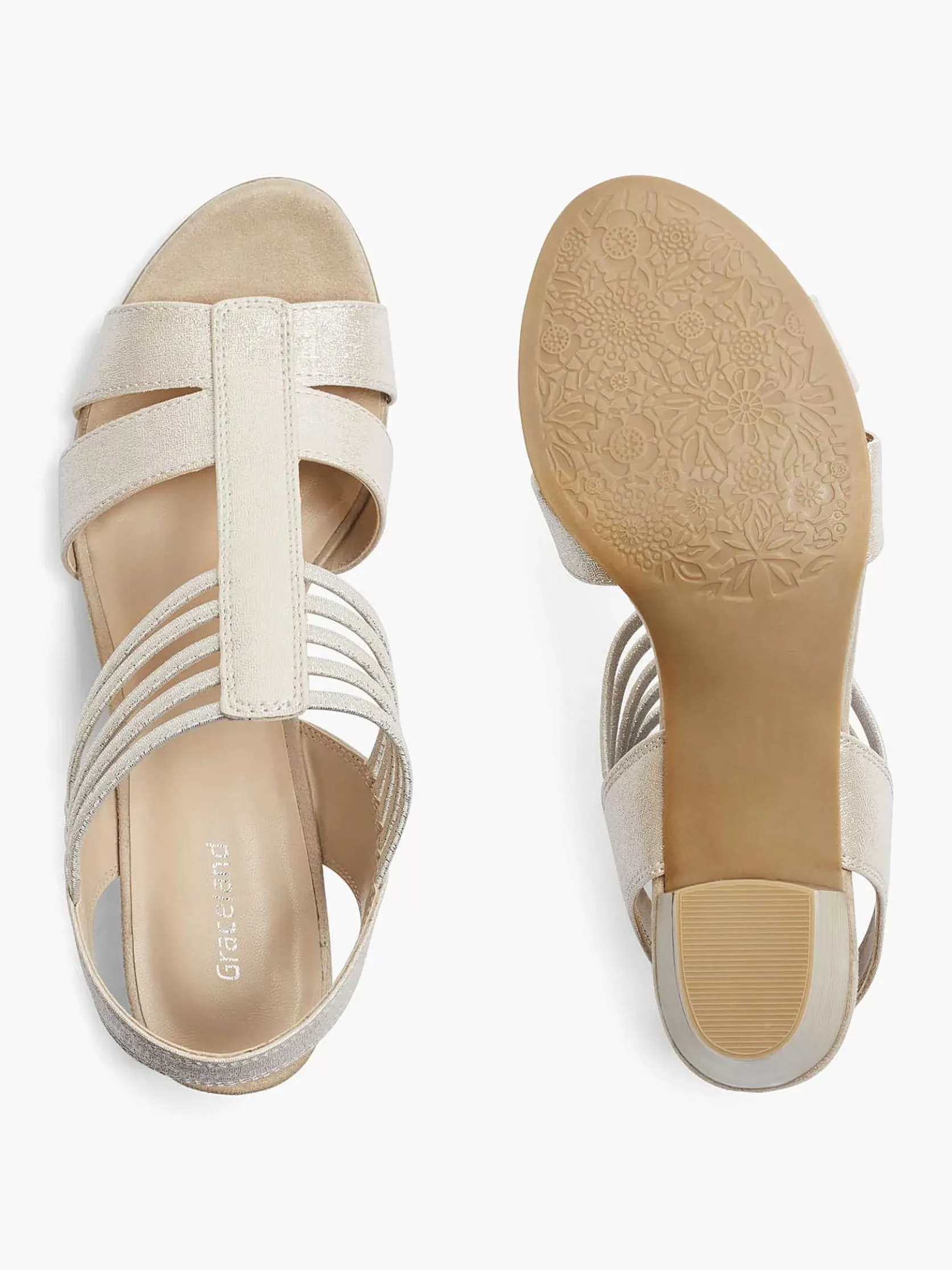 Zilveren Sandaal Elastisch