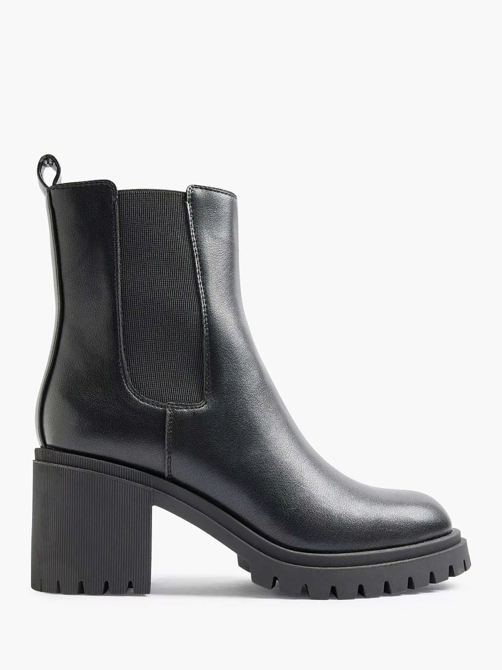 Zwarte Chelsea Boot Hak