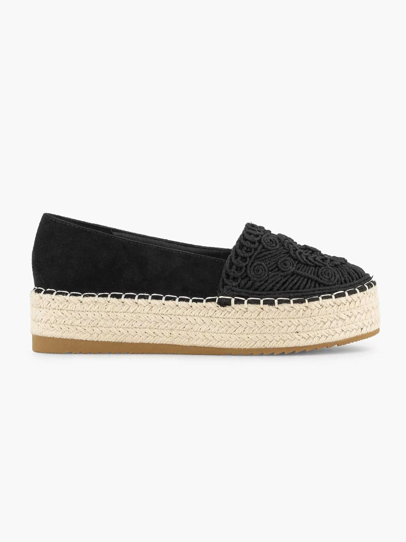 Zwarte Espadrille