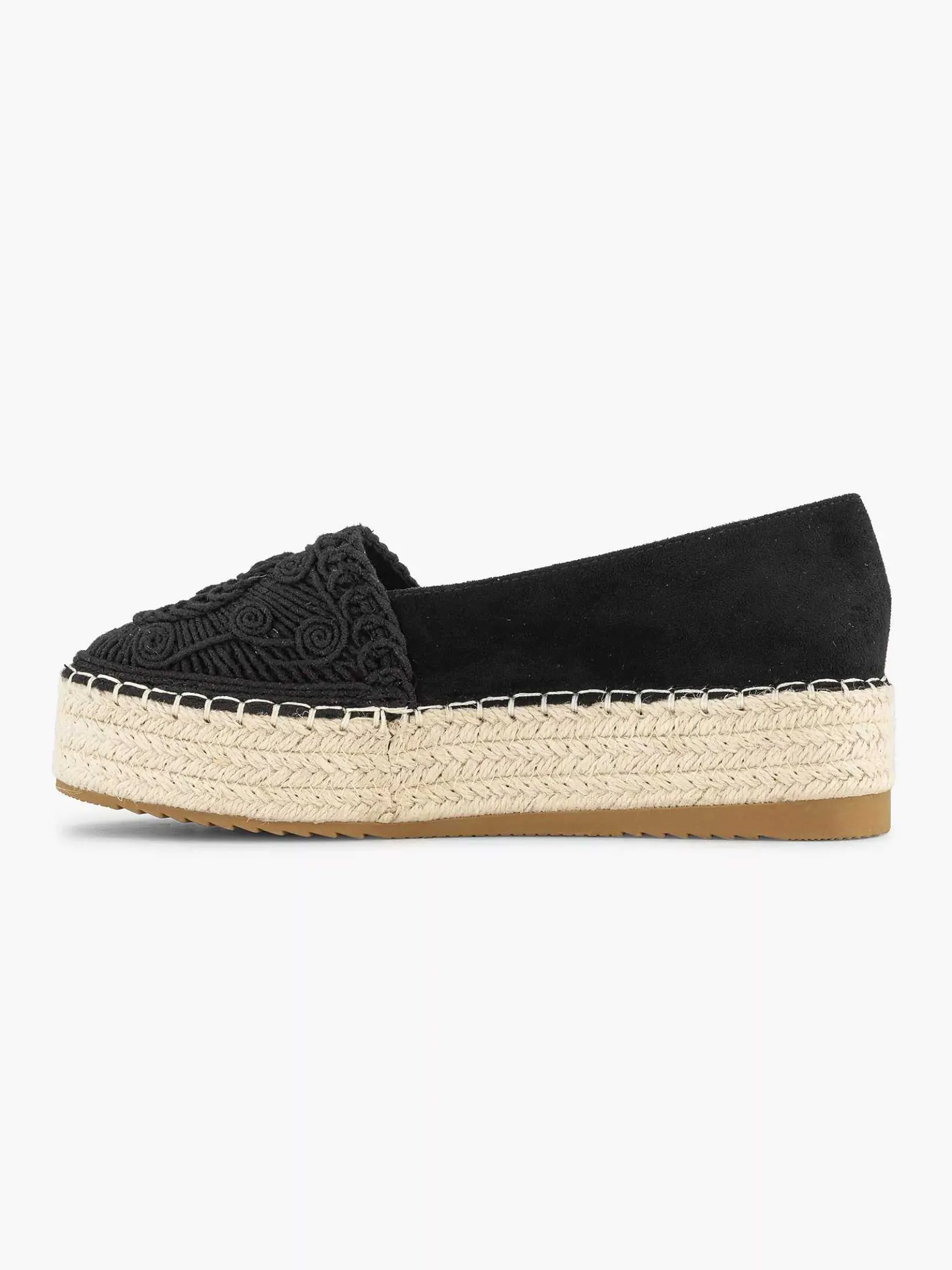 Zwarte Espadrille