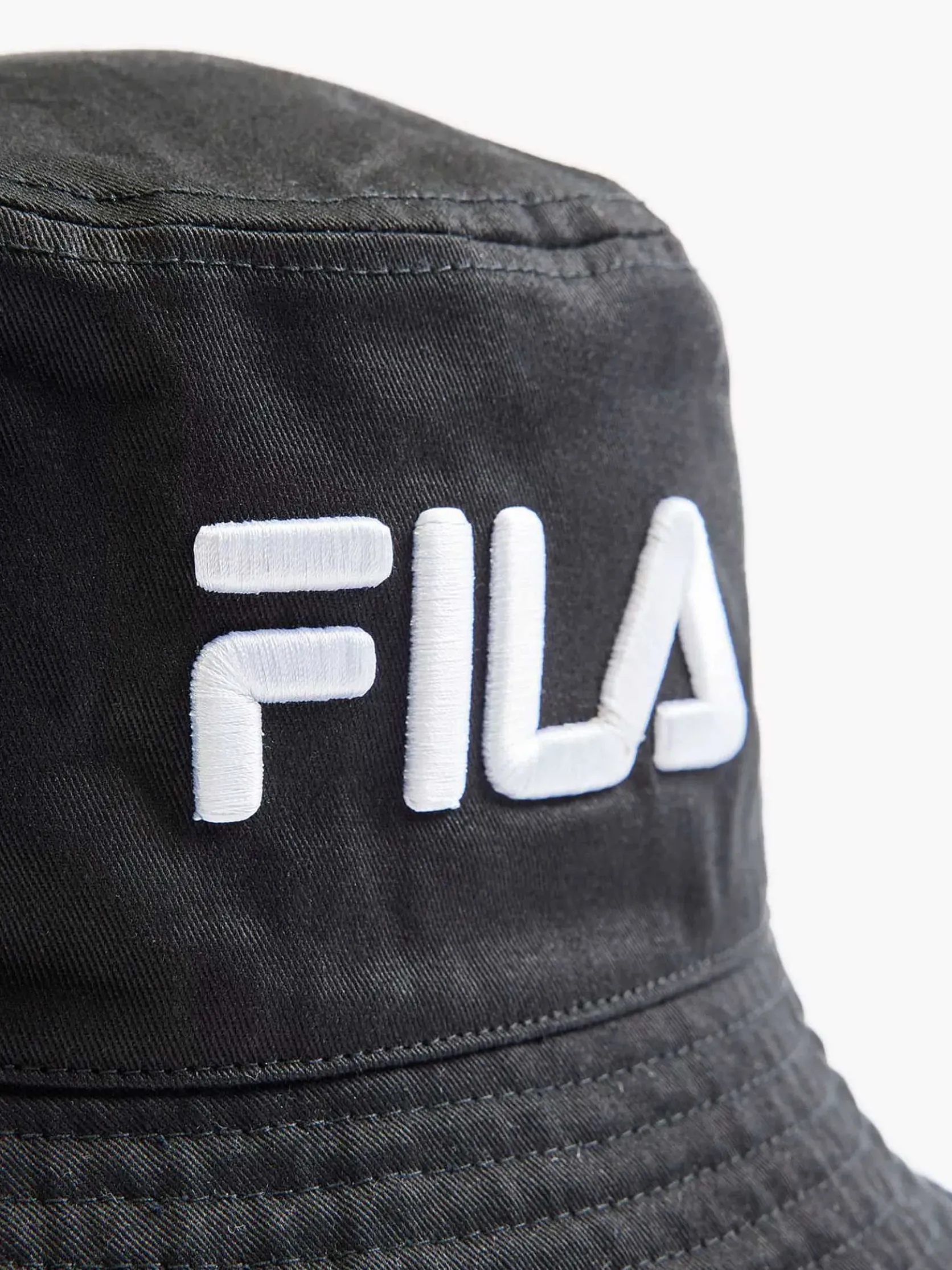 Zwarte Fila Bucket Hat Mit