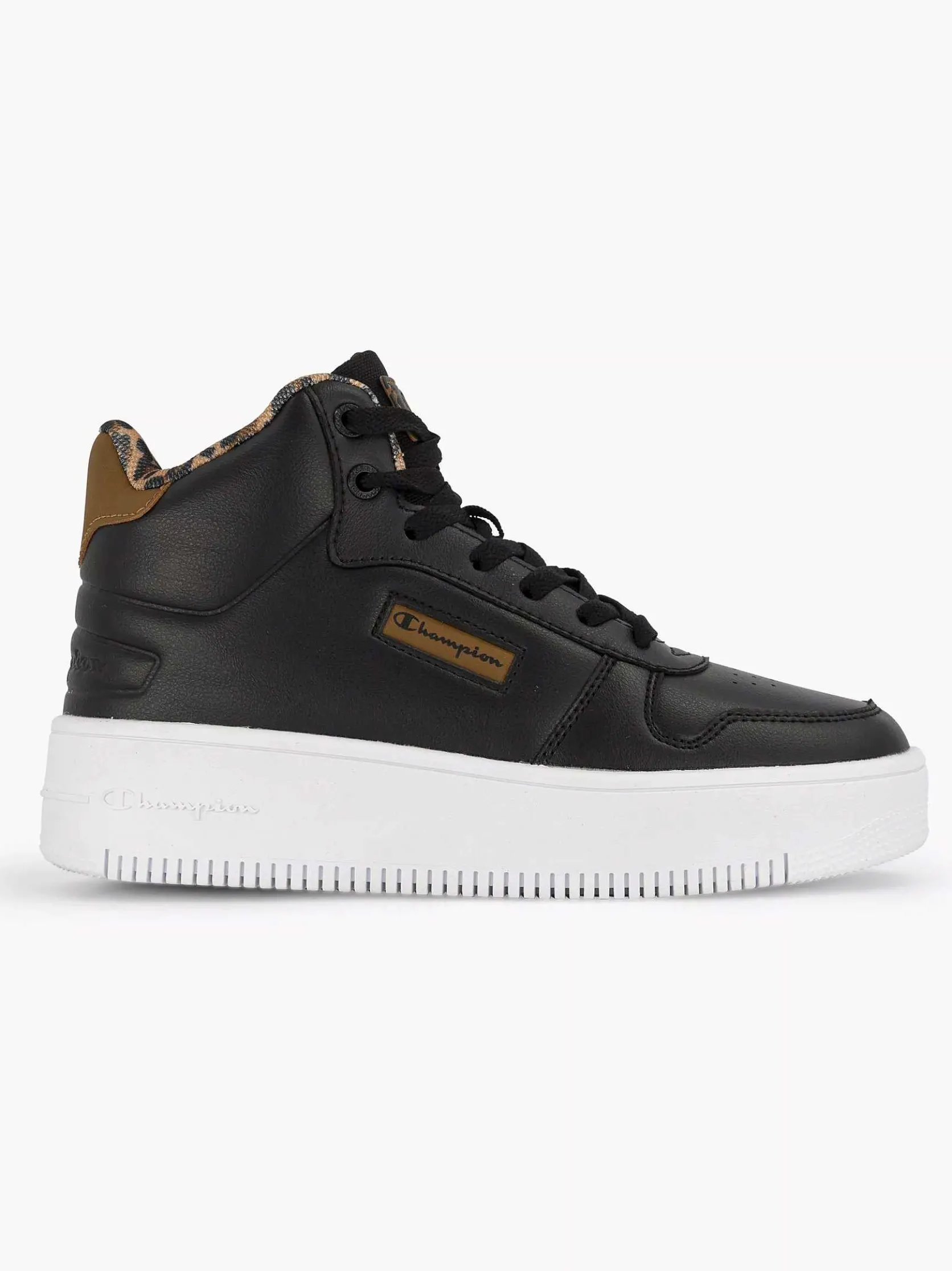 Zwarte Rebound Platform Mid Animalier